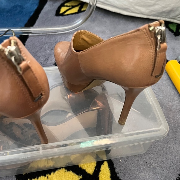 Nine West Caramel high heels booties-5” heel - Picture 5 of 5